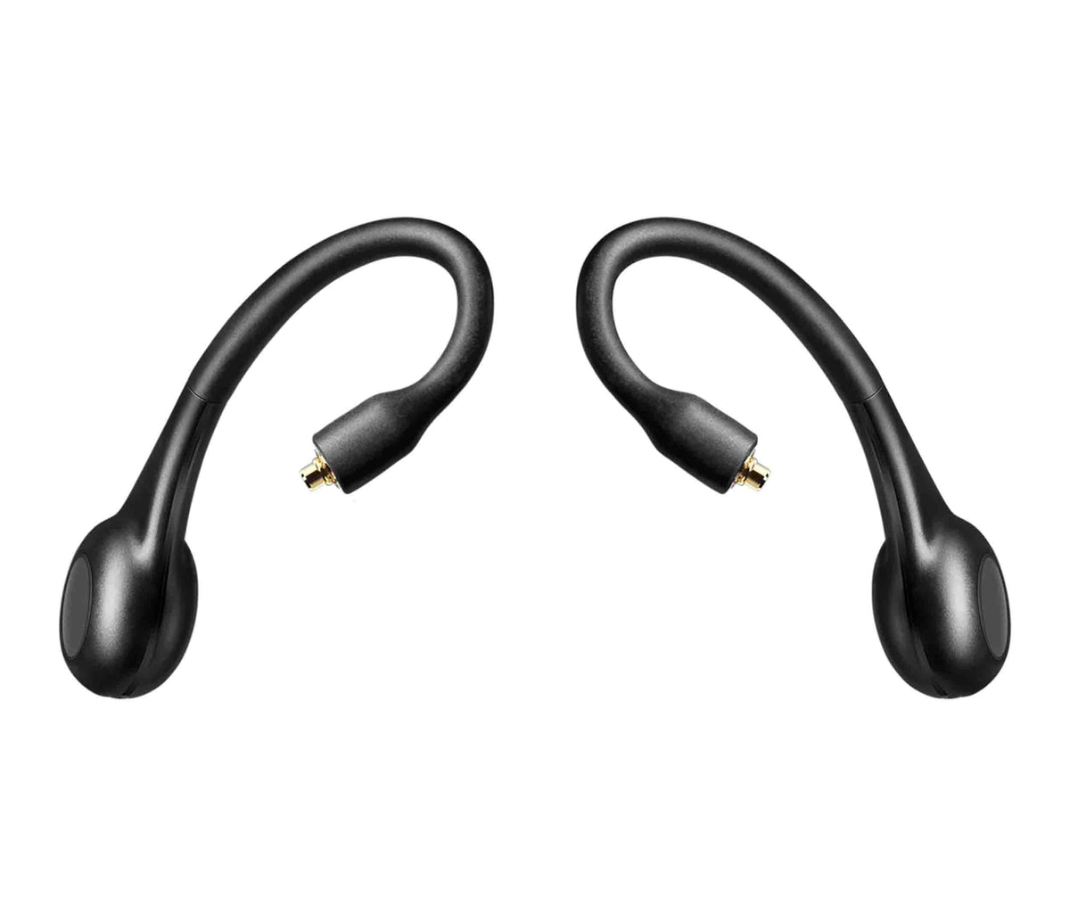 Shure TW2 adapter with charging case enabling true wireless transformation for on-the-go listening.