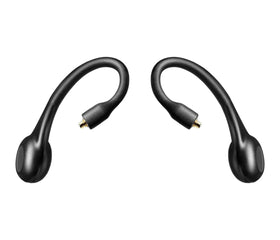 Shure TW2 adapter with charging case enabling true wireless transformation for on-the-go listening.