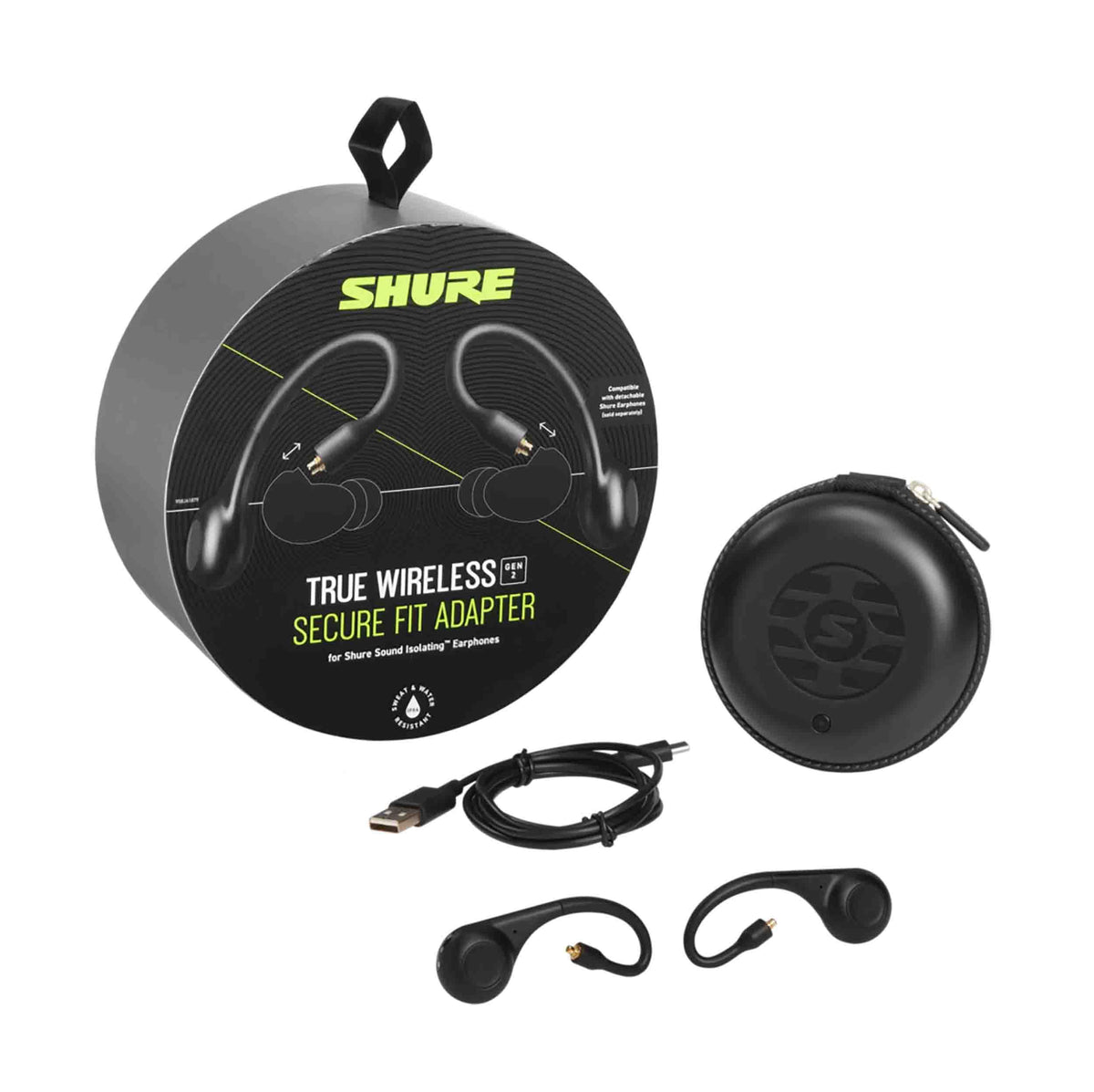 Shure TW2 Environment Mode button for ambient awareness during daily activities.