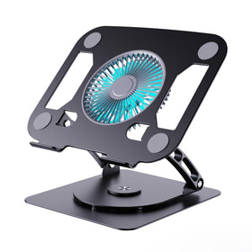 SHUWEI front view showing the stand and fan, highlighting reliable cooling