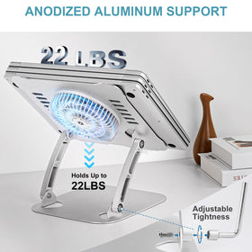 SHUWEI height adjustment scale demonstrating ergonomic eye-level benefit