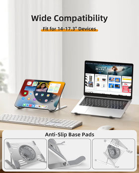 Compact SHUWEI stand on the go for remote work and travel