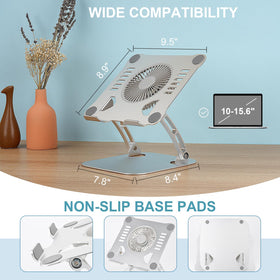 SHUWEI side view with ruler showing compact folded size for travel