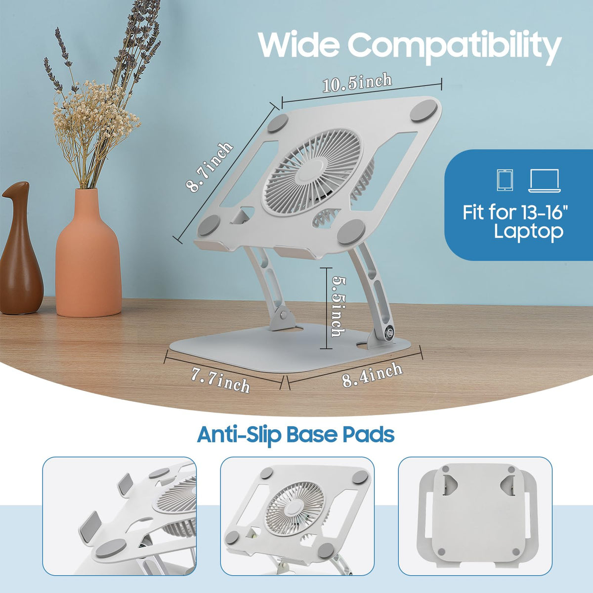 SHUWEI folded compact in bag showing portability benefit