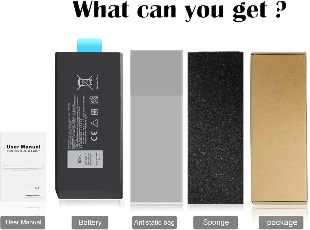 Shyarweyy CJ2K1 97Wh battery with CE/FCC/RoHS certifications for safety