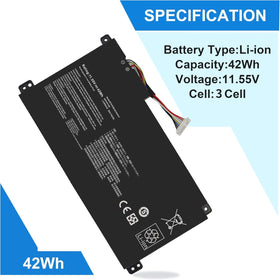 Shyarweyy 42Wh compatibility list helps ensure ASUS VivoBook models fit.