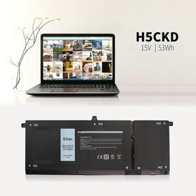 Shyarweyy H5CKD battery for Dell Inspiron 7306 providing extended uptime