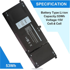 Shyarweyy H5CKD battery for Dell Inspiron 7405 enabling on the go use