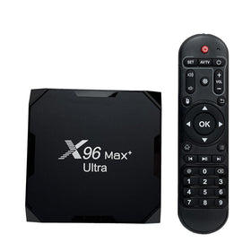 SHYSKY X96 Max Plus Ultra front view showing compact design and sleek finish, ideal for small entertainment centers