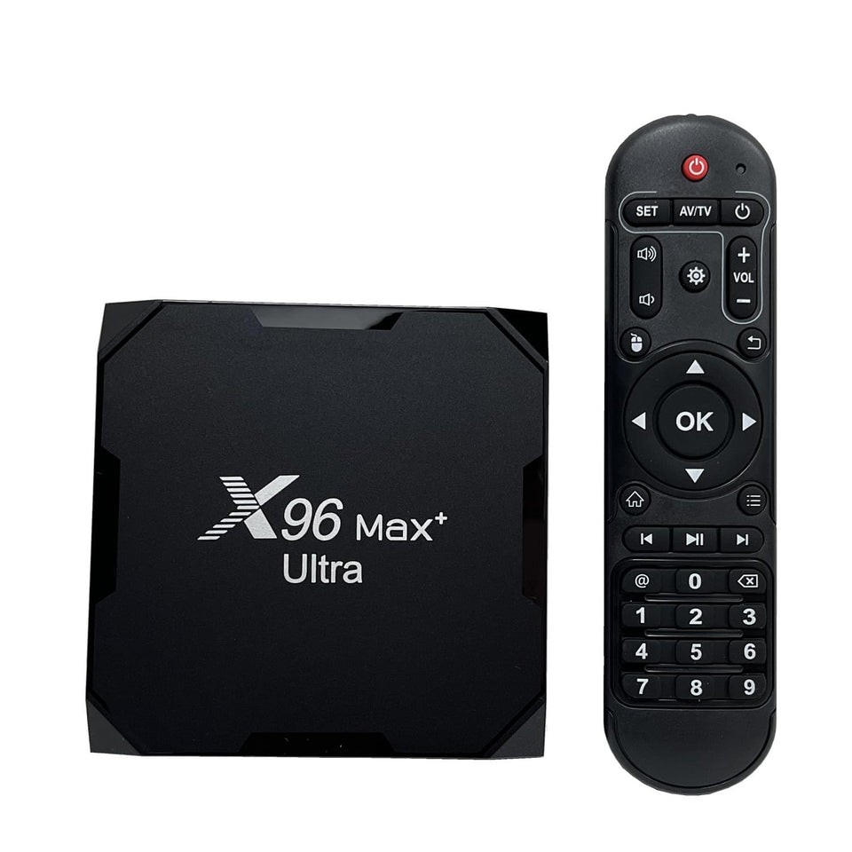 SHYSKY X96 Max Plus Ultra front view showing compact design and sleek finish, ideal for small entertainment centers