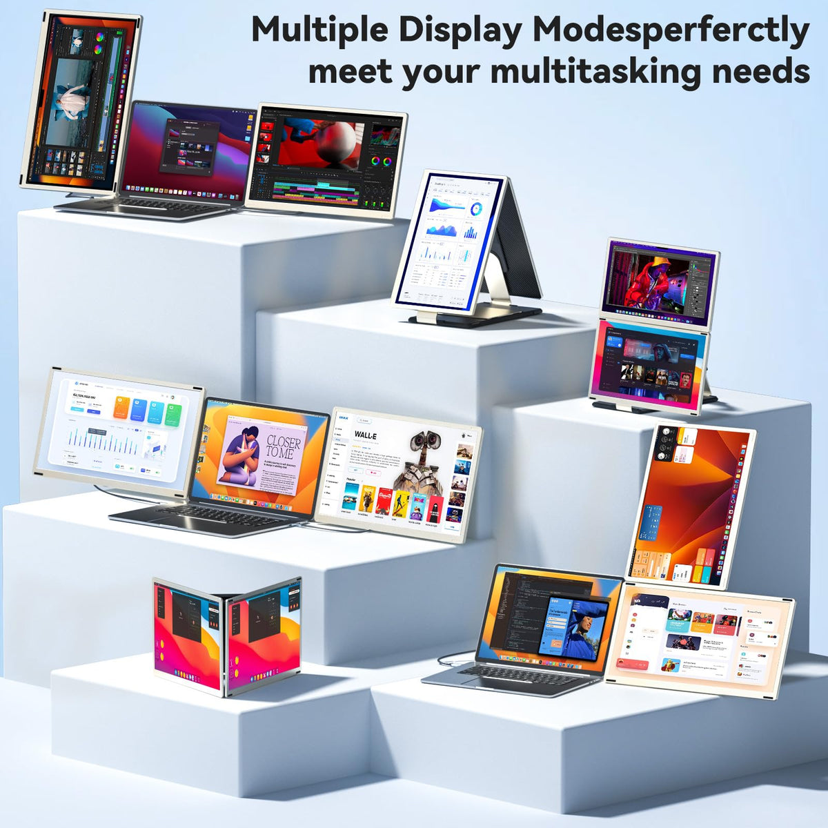 Siaviala 1080p display with bright, vivid colors and clear text.
