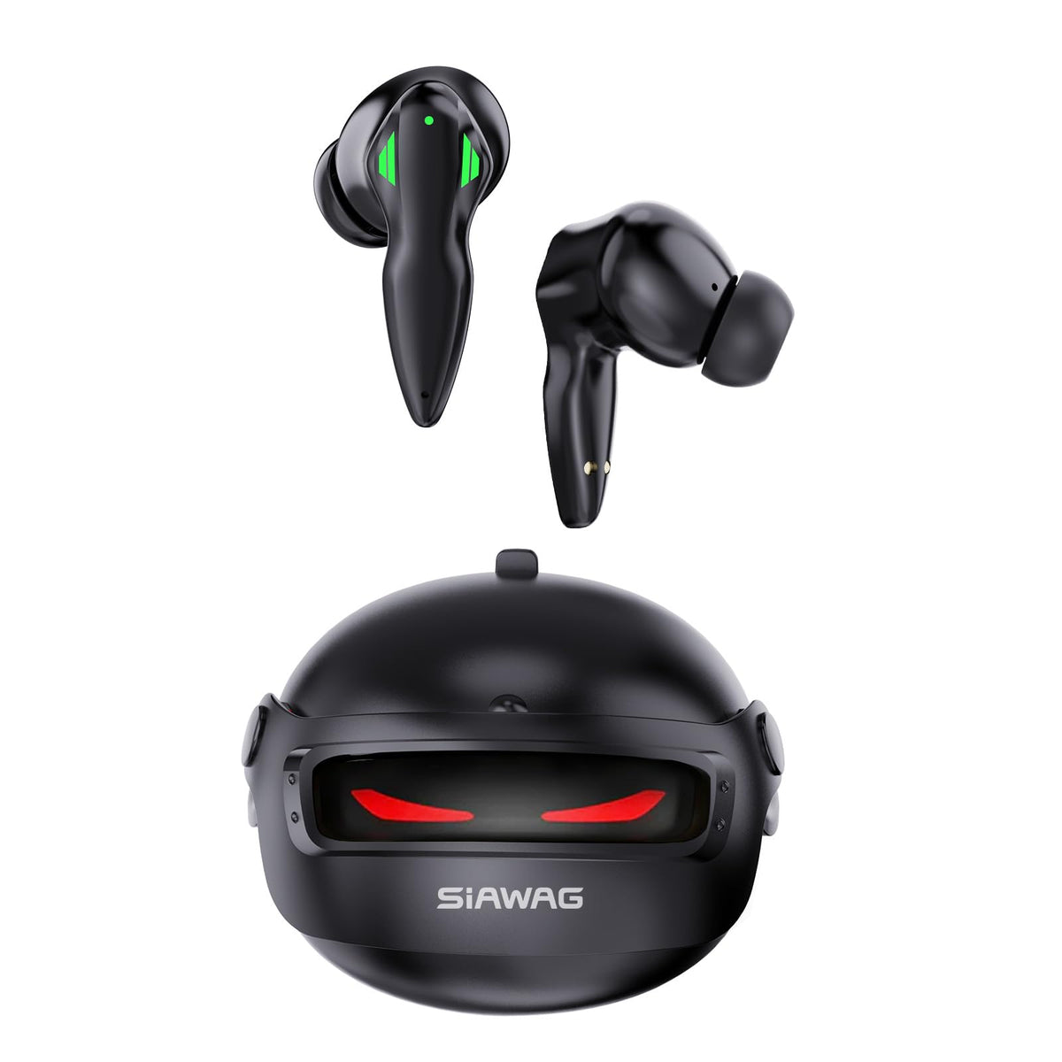 SIAWAG earbuds case open for instant auto-pairing
