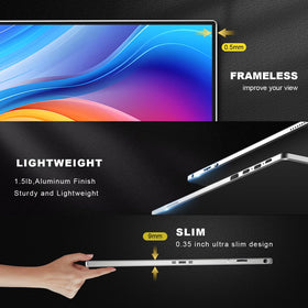 sibolan USB-C video and power ports for quick plug-and-play