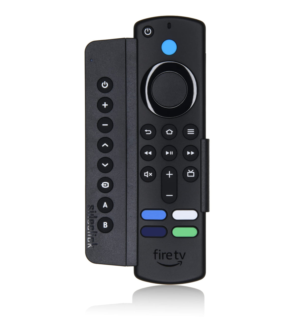 Sideclick SC2-FT16K clip-on design for Fire TV enables seamless multi-device control.