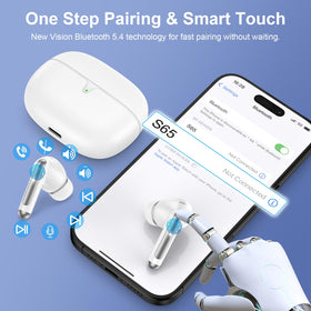 Sidpro touch control being tapped to manage playback and calls hands-free