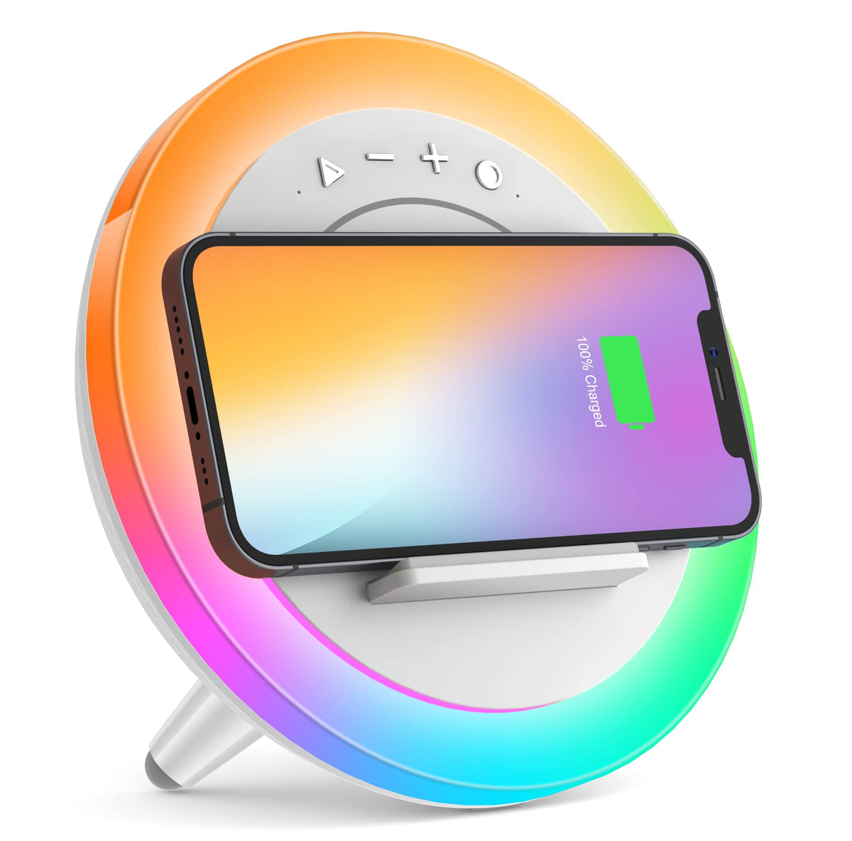SIDVAR Bluetooth speaker night light provides soothing ambient glow for bedtime.
