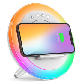 SIDVAR Bluetooth speaker night light provides soothing ambient glow for bedtime.