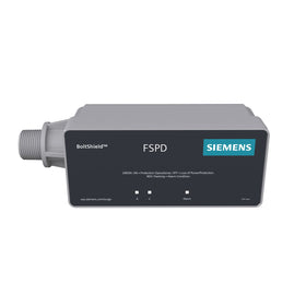 Siemens BoltShield FSPD140 indicator highlights surge status and readiness.