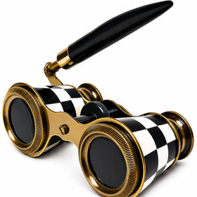 SIFAAT WORLD front view of opera glasses showing elegant design and clear optics benefit