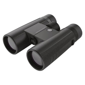 Sig Sauer Buckmasters binoculars front view highlighting rugged exterior for field use.