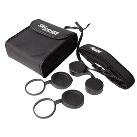 Sig Sauer Buckmasters binoculars in low-light scene demonstrating bright, clear viewing.