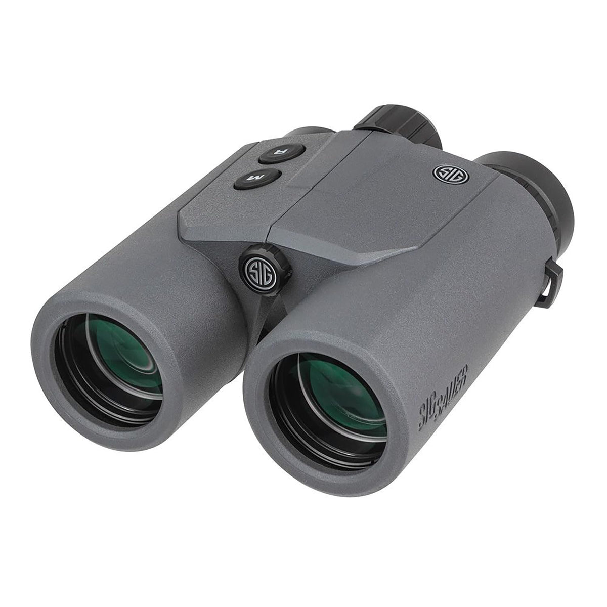 Sig Sauer Canyon binoculars exterior in gray with anti-reflection coating for clearer light.