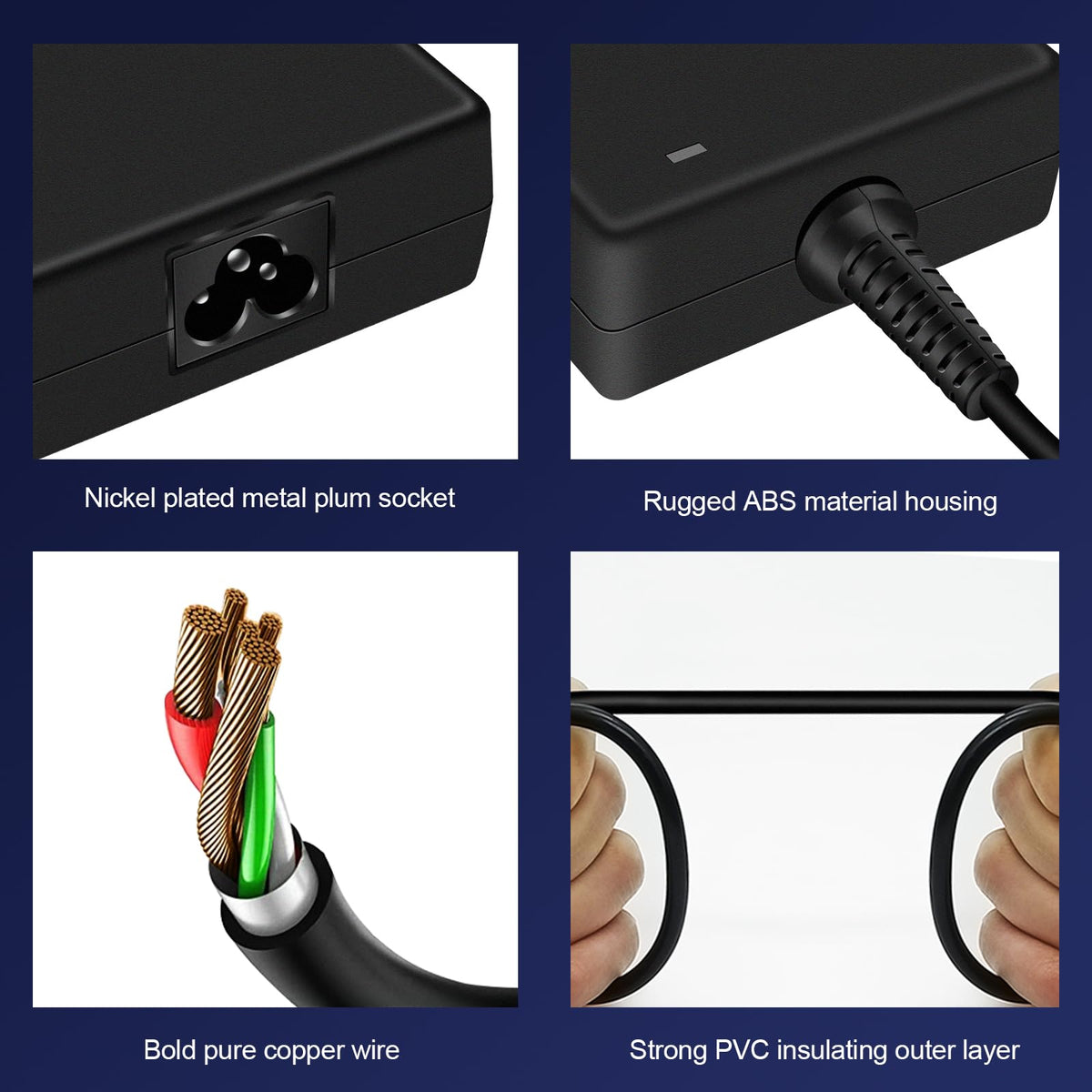 SigdoHoy 180W charger features compact design for portable use.