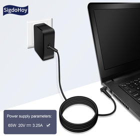 SigdoHoy 65W charger packaging box in new condition