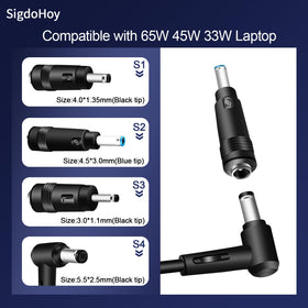 SigdoHoy four interchangeable round connectors displayed for compatibility