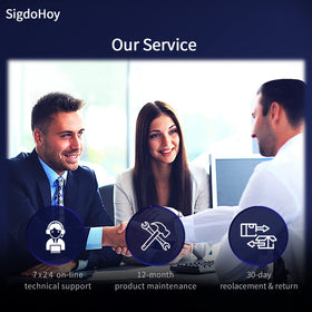 SigdoHoy charger on a desk with laptop for everyday workspace use