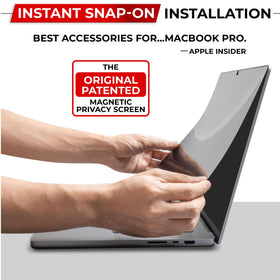 SightPro anti-glare side privacy cap reduces side-view visibility while preserving clarity.
