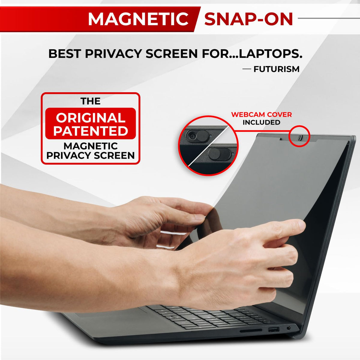 SightPro side-angle demo showing blackout privacy while commuting