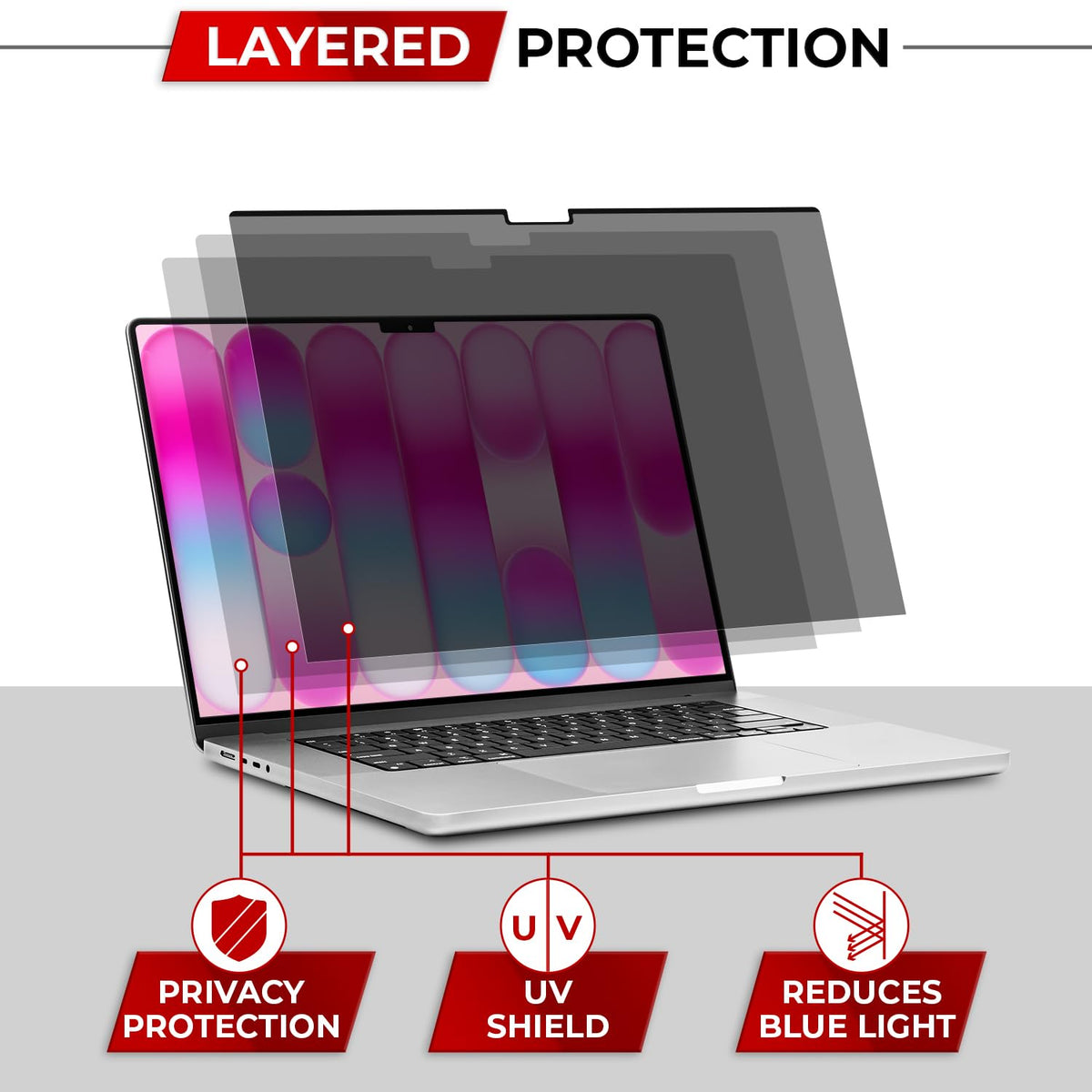 SightPro privacy screen is TAA compliant for professional and institutional environments.