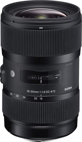 Sigma 18-35mm lens zoom range suitable for both wide and mid photography