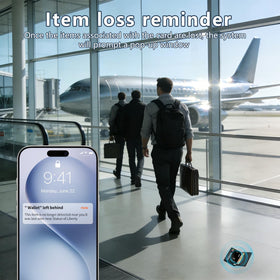 SIGNALFI card tucked into a wallet slot showing slim fit and everyday practicality