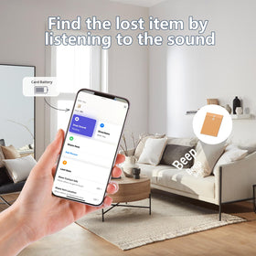 SIGNALFI card on a wireless charging pad showing easy Qi recharge convenience