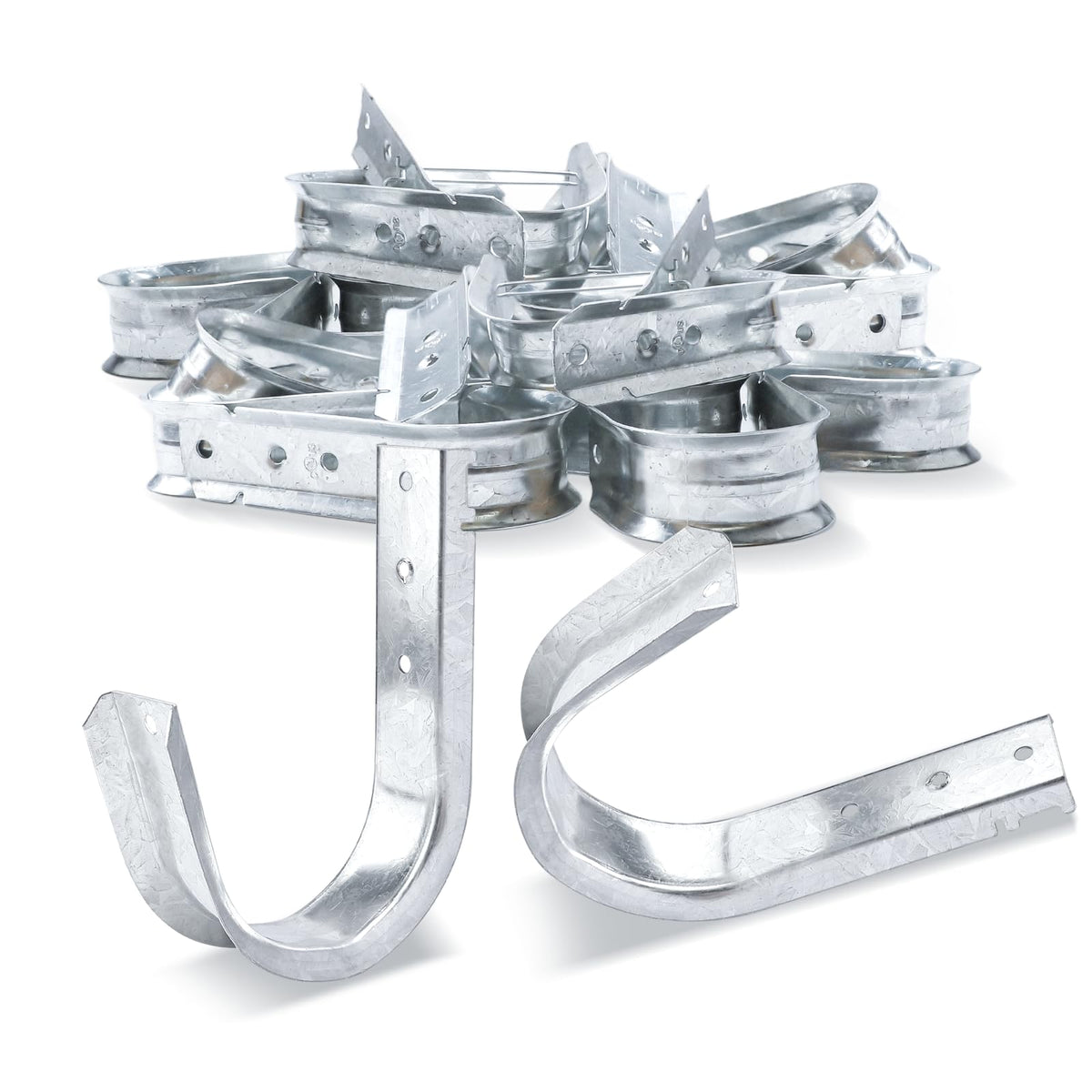 SIHAI 25-Pack J-Hooks allow quick, easy installation on multiple surfaces.