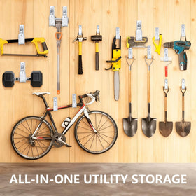 SIHAI 25-Pack J-Hooks galvanized steel design for durable cable management.