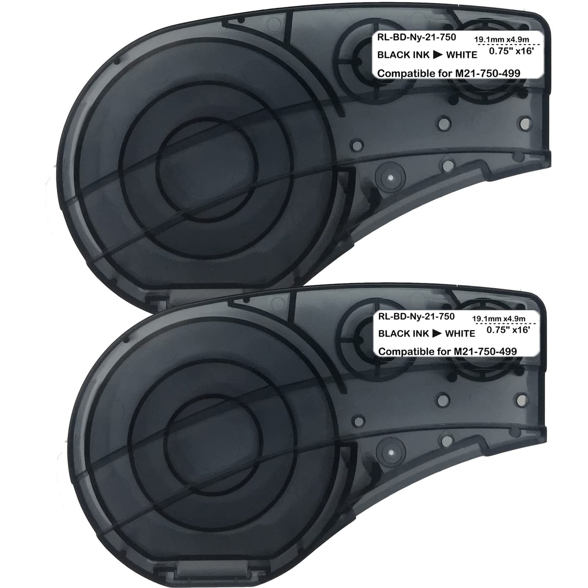 SIKOT label tape compatible with M21-750-499 cartridge for durable tagging.