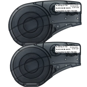 SIKOT label tape compatible with M21-750-499 cartridge for durable tagging.