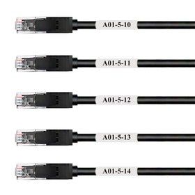 Ideal for cables, shelves, and equipment labeling in busy spaces.