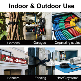 SiKuLin indoor/outdoor zip ties ideal for weatherproof installations and tidy spaces.