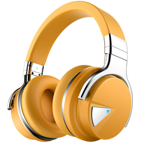 Silensys E7 ANC headphones front view for focused listening on the go.