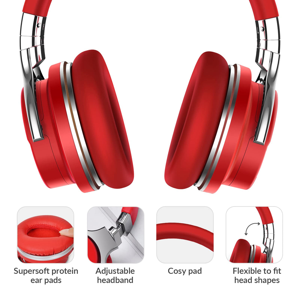 Silensys E7 built in microphone for clear calls