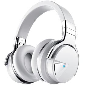 Silensys E7 noise-cancelling headphones front view for travel and work