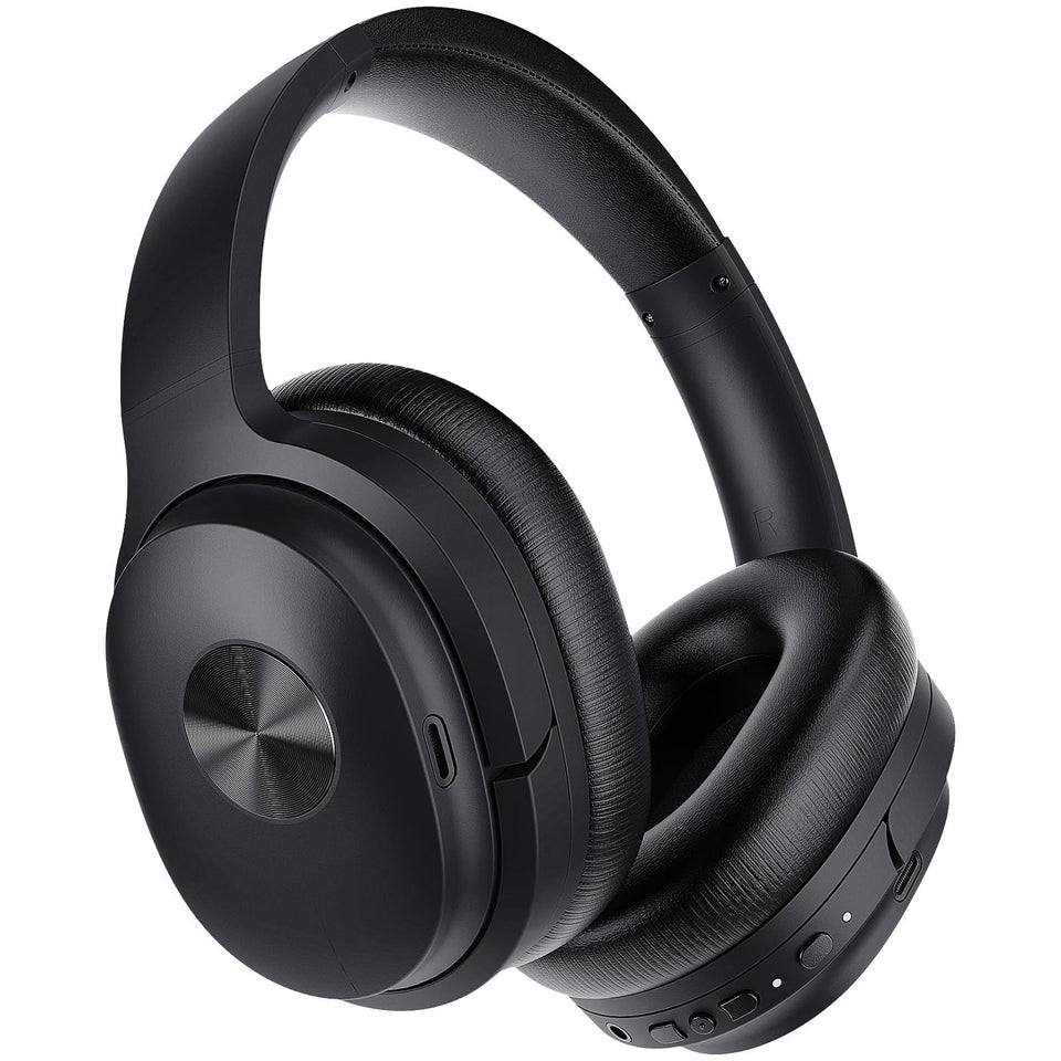 Silensys front view showing sleek black design and comfortable fit benefit