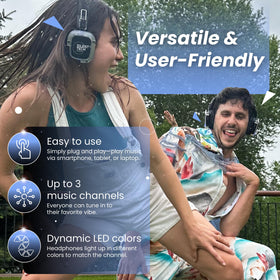 Silent Tech Silent Disco cables enable quick plug-and-play from any device