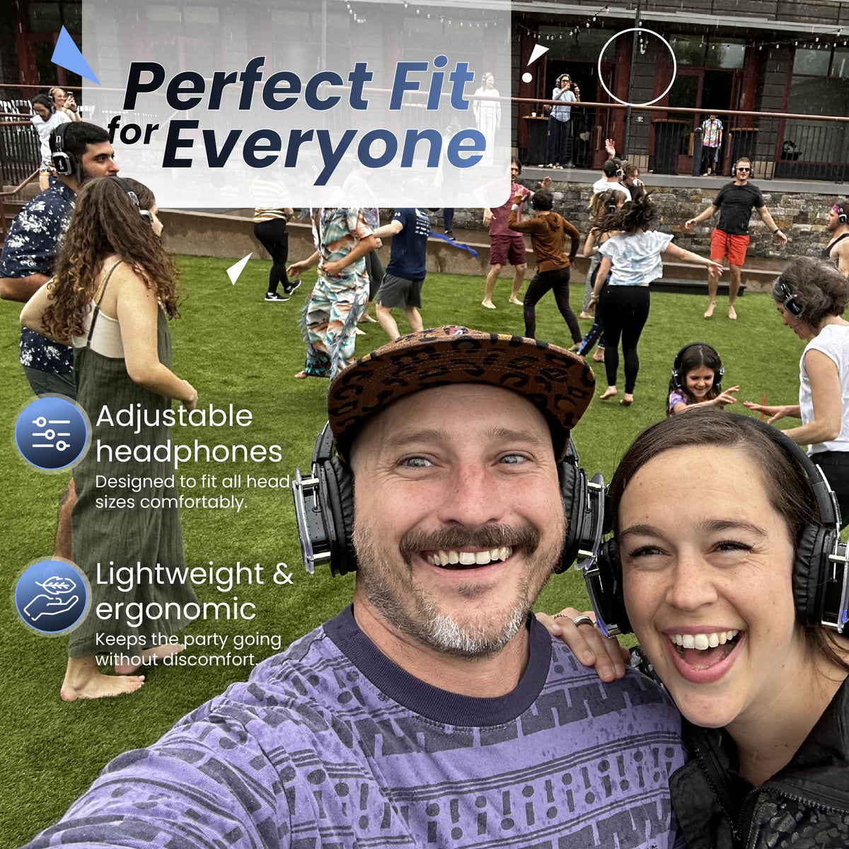 Silent Tech Silent Disco long-range system with up to 10-hour battery life for events