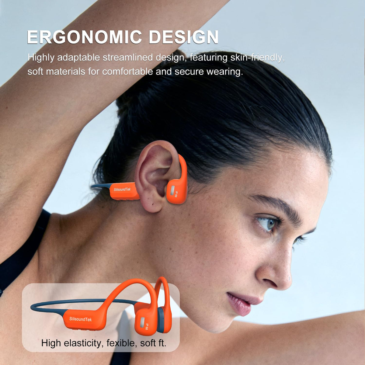 SilisoundTek long battery life supports hours of music and calls.
