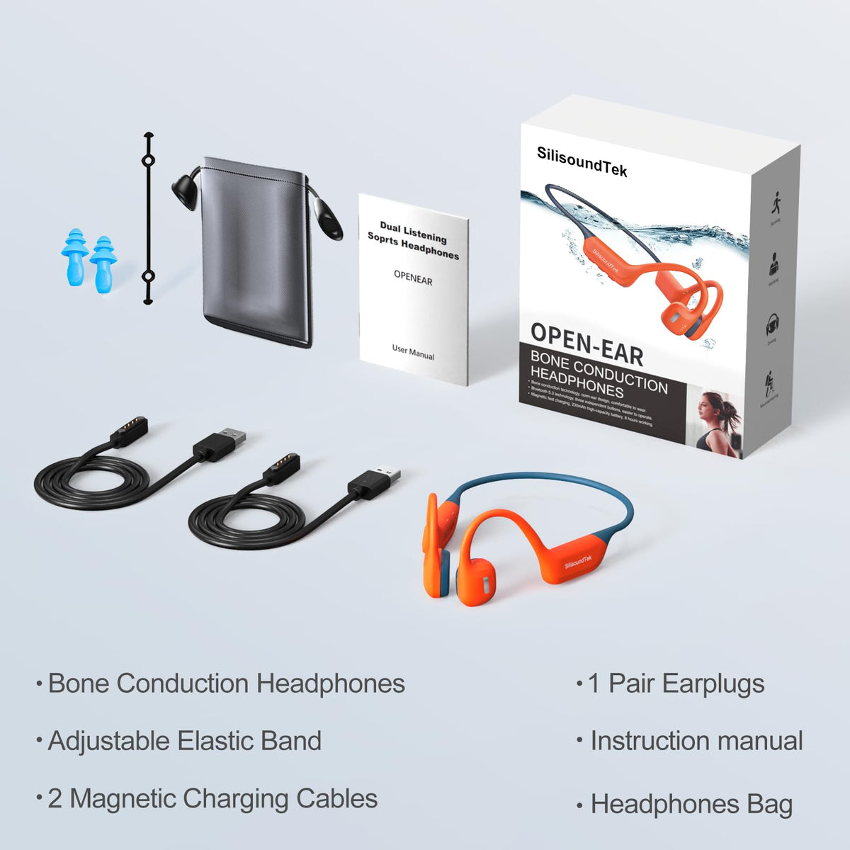 SilisoundTek underwater listening with clear stereo sound.